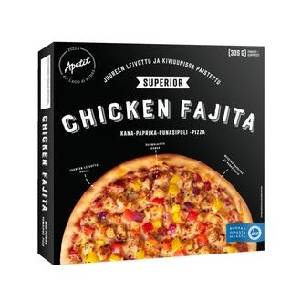 Apetit Superior Chicken Fajita Pizza pakaste 335g kalorit ja ravintosisältö - 219 kcal