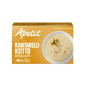 Apetit kantarellikeitto 400g pakaste kalorit ja ravintosisältö