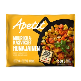 Apetit muurikka-kasvikset hunajainen 500g pakaste kalorit ja ravintosisältö - 55 kcal