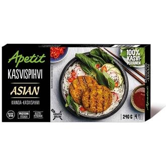 Apetit Kasvispihvi Asian Pakaste 240G kalorit ja ravintosisältö
