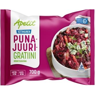 Apetit Kotimainen Punajuurigratiini pakaste 700g kalorit ja ravintosisältö - 90 kcal