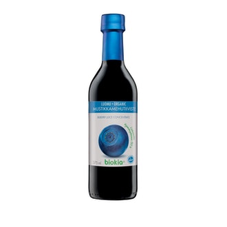 Biokia mustikkamehutiiviste 375ml luomu kalorit ja ravintosisältö