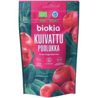 Biokia Luomu Kuivattu Puolukka 50G kalorit ja ravintosisältö - 275 kcal