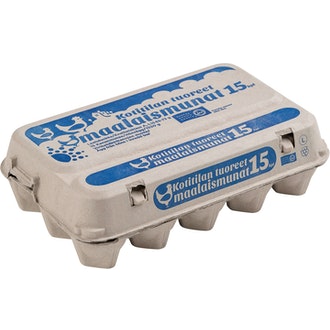 Kotitilan maalaismunat 1020g L15 kalorit ja ravintosisältö - 143 kcal
