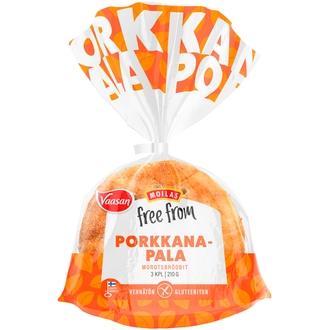 Vaasan Moilas Free From Porkkanapala 210 g 3 kpl gluteeniton porkkanarieskapala kalorit ja ravintosisältö - 190 kcal