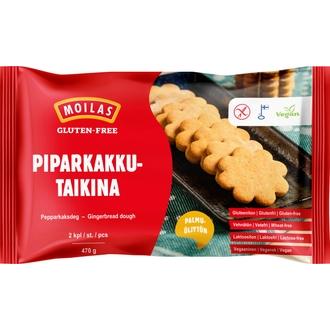 Moilas Gluten-Free Piparkakkutaikina 2kpl/470g gluteeniton pakaste kalorit ja ravintosisältö