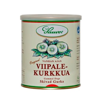 Sauvon Säilyke 850/460 g makeassa mausteliemessä Vanhan Ajan Viipalekurkkua kalorit ja ravintosisältö