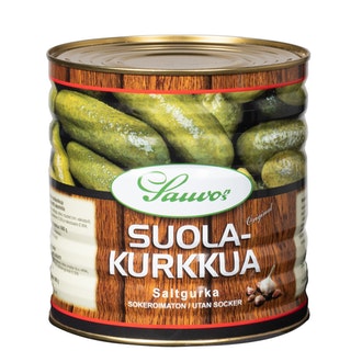 Sauvon Säilyke 2,9/1,6 kg Suolakurkkua kalorit ja ravintosisältö