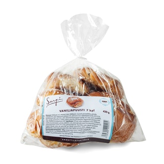 Sarpi Vaniljapuusti 7kpl/420g kalorit ja ravintosisältö - 320 kcal