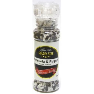 Golden Star Merisuola & Pippuri 160g maustemylly kalorit ja ravintosisältö - 68 kcal