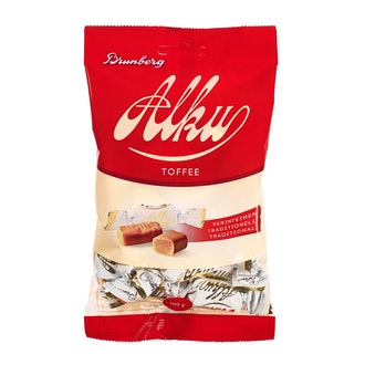 Brunberg alkukaramellipussi 100g kalorit ja ravintosisältö