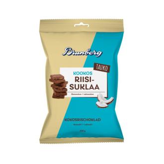Brunberg Tauko kookosriisisuklaa 200g kalorit ja ravintosisältö - 540 kcal