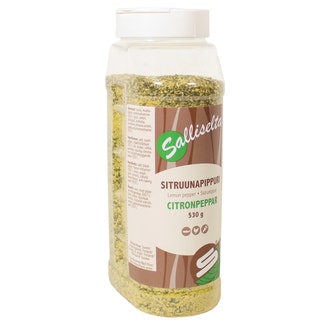 Sallinen sitruunapippuri 530g kalorit ja ravintosisältö