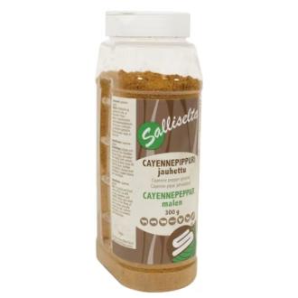 Sallinen Cayennepippuri 300g jauhettu - ravintosisältö, kalorit ja ravintoarvot