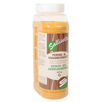 Sallinen peruna-vihannesmauste 620g kalorit ja ravintosisältö