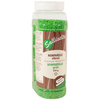 Salliselta Nonparelli vihreä 650g kalorit ja ravintosisältö - 393 kcal