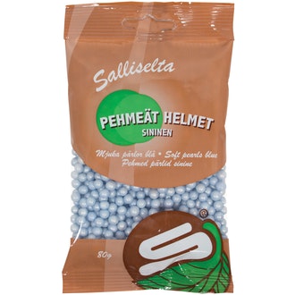 Sallinen Pehmeät helmet 80g sininen kalorit ja ravintosisältö - 370 kcal