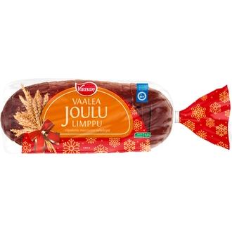 Vaasan Vaalea Joululimppu 500g viipaloitu maustettu sekaleipä kalorit ja ravintosisältö