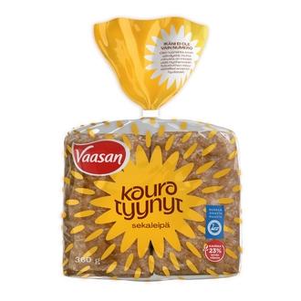 Vaasan Kauratyynyt 360 g 6 kpl halkaistu kaurasekaleipä kalorit ja ravintosisältö