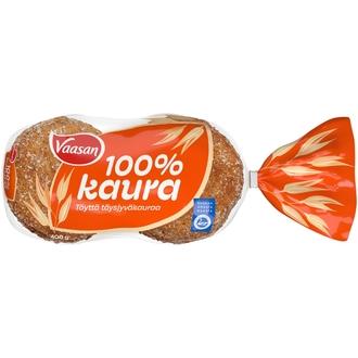 Vaasan 100 % Kaura 400g 6 kpl halkaistu kaurapalaleipä kalorit ja ravintosisältö