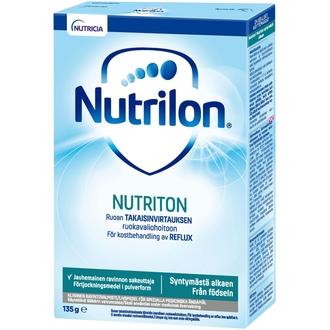 Nutrilon Nutriton 135g kliininen ravintovalmiste jauhemainen ruoan sakeuttaja alk 0kk kalorit ja ravintosisältö