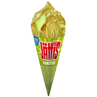Jättis jäätelötuutti 114g kaktus kalorit ja ravintosisältö