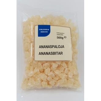 Finlandia Snacks Ananaspaloja 500g kalorit ja ravintosisältö