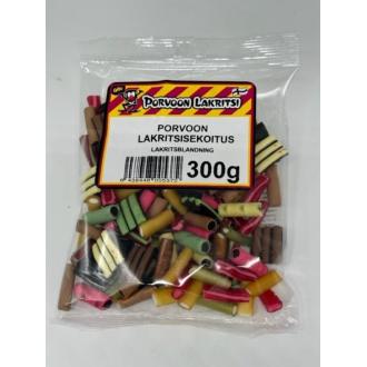 Porvoon Lakritsi lakritsisekoitus 300g kalorit ja ravintosisältö - 360 kcal