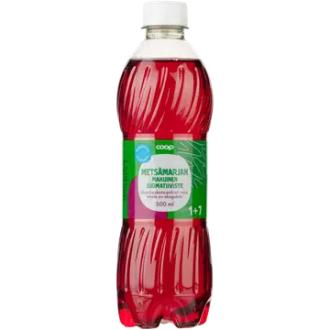 Coop sokeriton metsämarjan makuinen juomatiiviste 0,5l