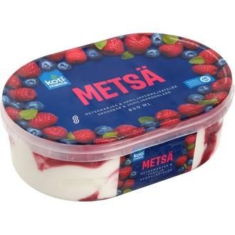 Kotimaista Metsä metsämarjaa & vaniljakermajäätelöä 850 ml kalorit ja ravintosisältö - 225 kcal