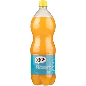 Xtra sokeriton appelsiini  virvoitusjuoma 1,5l kalorit ja ravintosisältö - 3 kcal