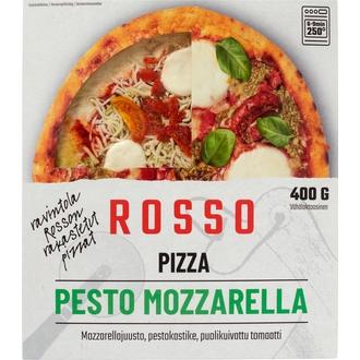 Rosso Pizza Pesto Mozzarella 400g kalorit ja ravintosisältö - 216 kcal