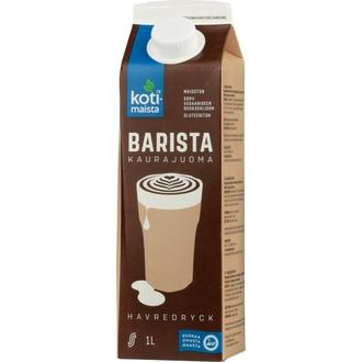 Kotimaista kaurajuoma kahviin 1l kalorit ja ravintosisältö - 58 kcal