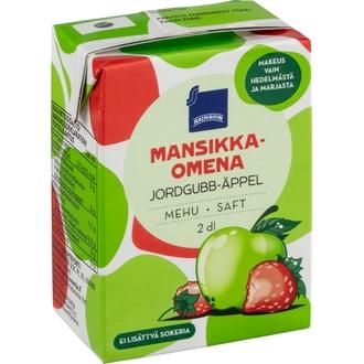 Rainbow mansikka-omenamehu 2dl kalorit ja ravintosisältö - 31 kcal