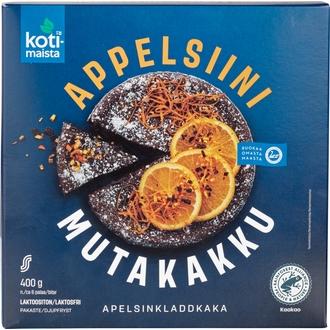 Kotimaista appelsiinimutakakku 400 g kalorit ja ravintosisältö - 382 kcal