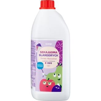 Coop sekajuomatiiviste sokeriton 1+3 1,5l kalorit ja ravintosisältö