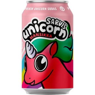Pyynikin Brewing Company Sarvis Unicorn mansikkalimonadi 0,33L kalorit ja ravintosisältö - 29 kcal