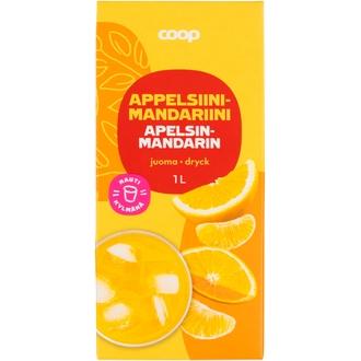 Coop Appelsiini-mandariinijuoma 1l kalorit ja ravintosisältö - 33 kcal