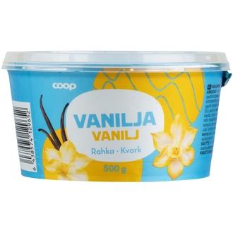 Coop vaniljarahka 3,5% 500g kalorit ja ravintosisältö - 115 kcal