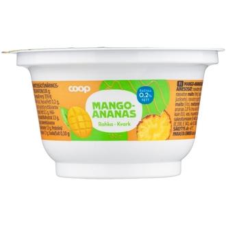 Coop mango-ananasrahka 0,2 % 150 g kalorit ja ravintosisältö - 84 kcal