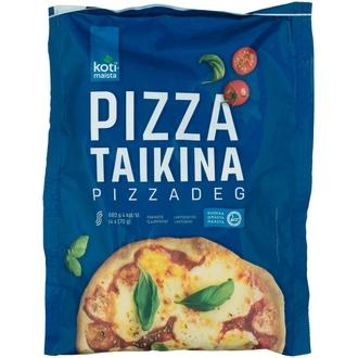 Kotimaista Pizzataikina 4kpl 680g, raakapakaste kalorit ja ravintosisältö - 224 kcal
