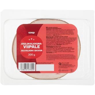Coop joulukalkkunaviipale 300 g kalorit ja ravintosisältö - 112 kcal
