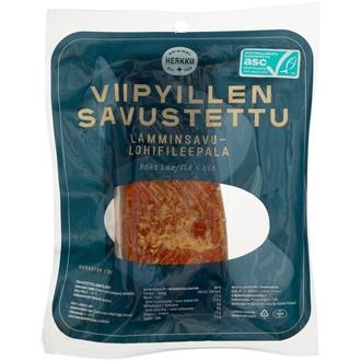 Herkku Viipyillen lämminsavustettu lohifileepala 200 g kalorit ja ravintosisältö - 169 kcal