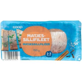 Coop matjessillifileet 150 g kalorit ja ravintosisältö - 207 kcal