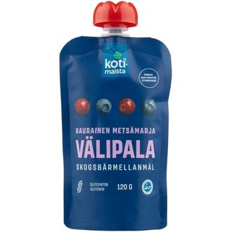 Kotimaista kaurainen metsämarja välipala 120 g kalorit ja ravintosisältö - 50 kcal