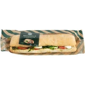 Herkku Mozzarellaciabatta 250g kalorit ja ravintosisältö