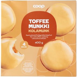 Coop toffeemunkki 4kpl/400 g pakaste kalorit ja ravintosisältö - 378 kcal