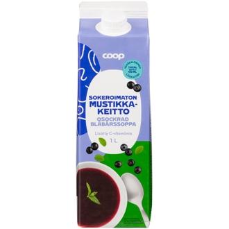 Coop mustikkakeitto sokeroimaton 1l kalorit ja ravintosisältö - 7 kcal
