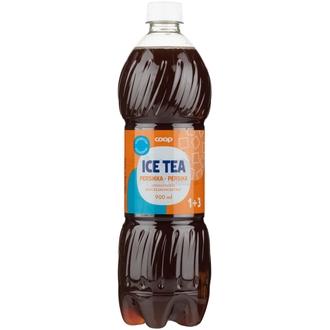 Coop jääteejuomatiiviste persikka sokeriton 1+3 0,9l kalorit ja ravintosisältö - 1 kcal