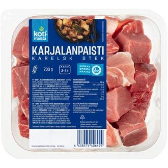 Kotimaista Karjalanpaisti 700g kalorit ja ravintosisältö - 173 kcal